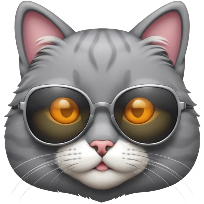 Cat wearing sunglasses emoji