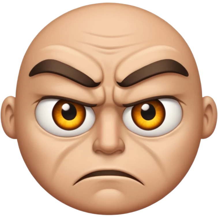 Angry Only single eye no face emoji