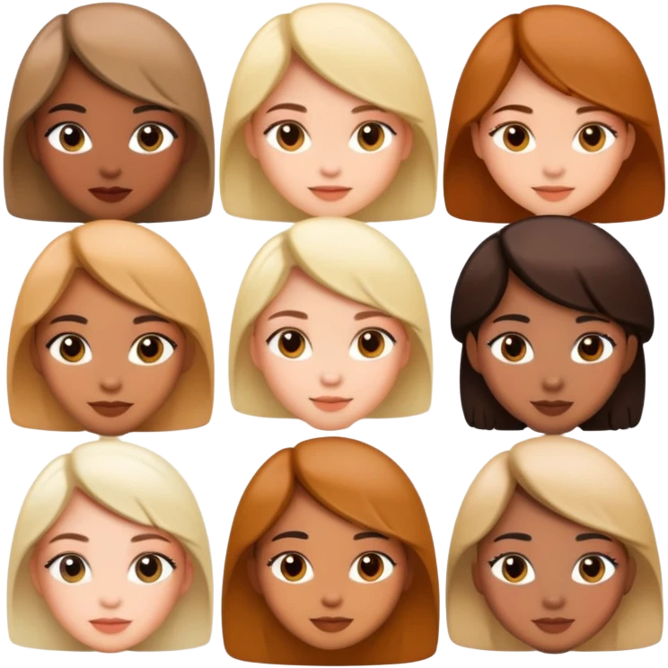 cute women emoji