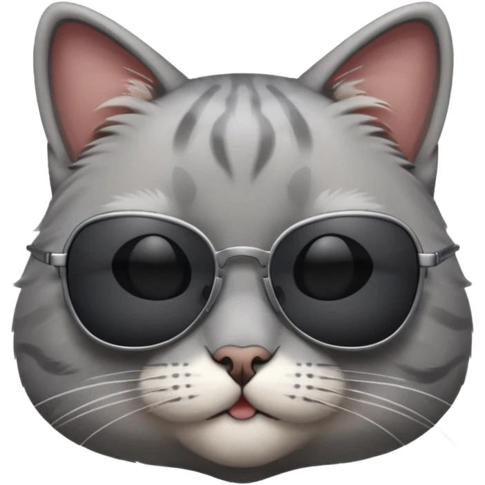 Cat wearing sunglasses emoji