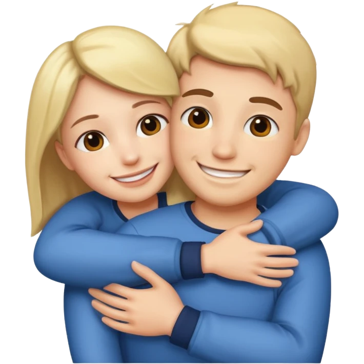 Emoji smiling and giving hig emoji