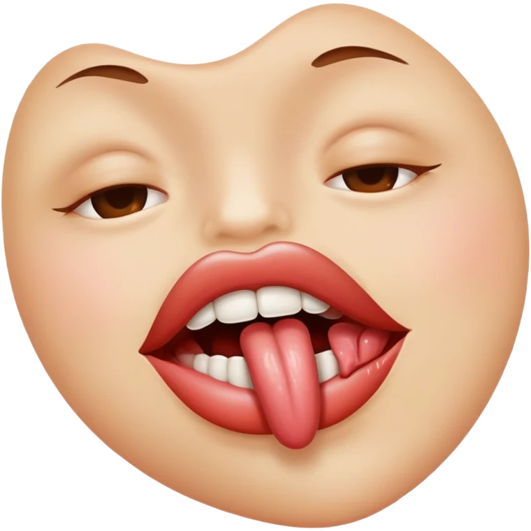 Person licking lips emoji