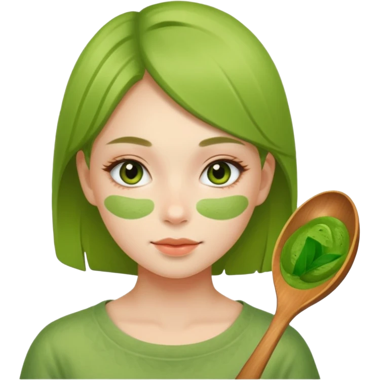 Matcha girl emoji