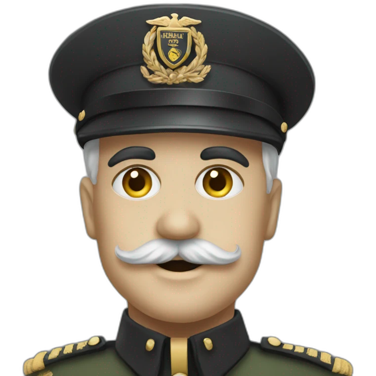 Charlie chaplin military emoji