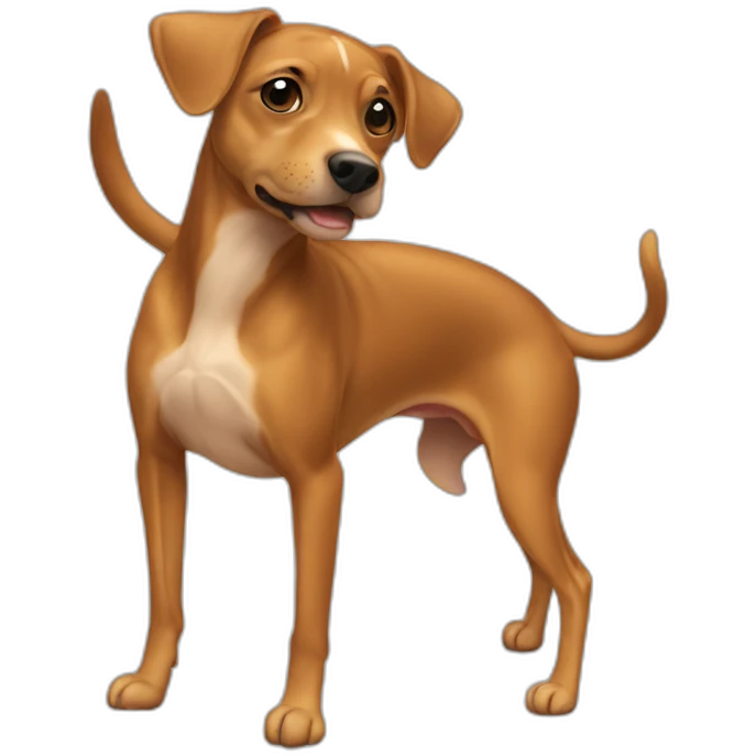 Three legged mini pinsher emoji