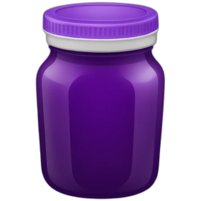 purple jam jar item emoji