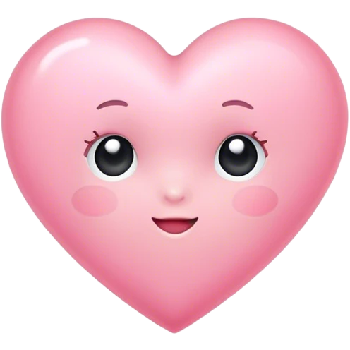 Baby pink heart  emoji