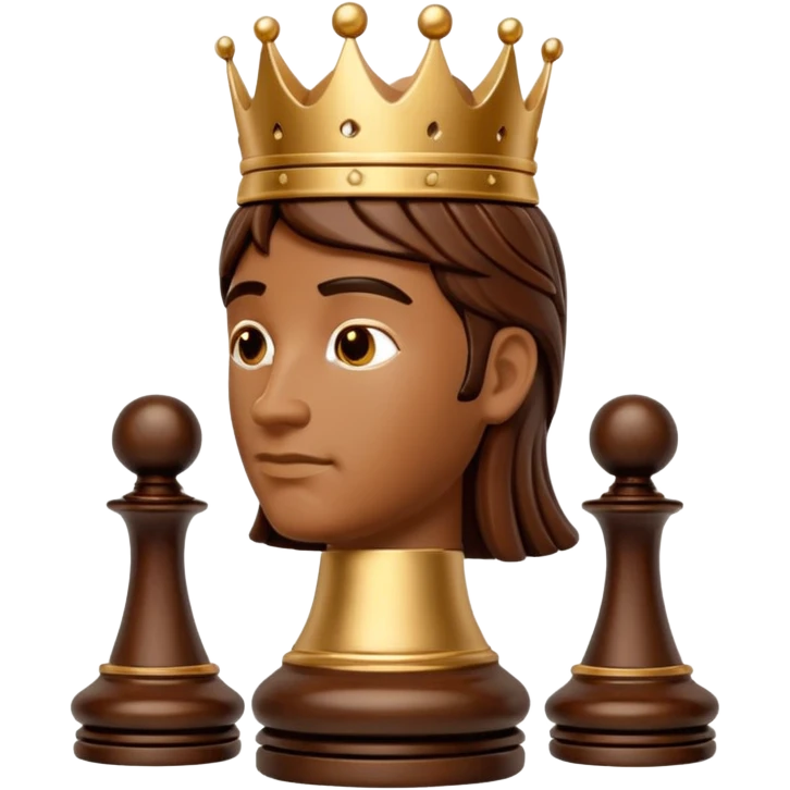 Chess King emoji