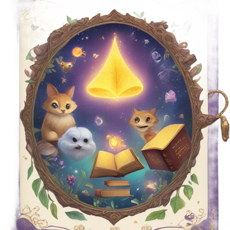 magical learning book emoji