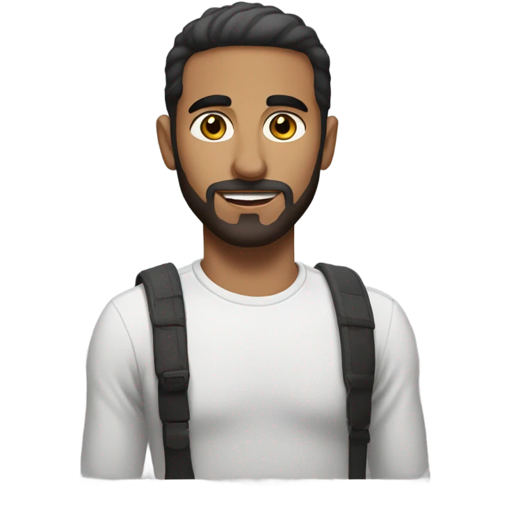 Middle eastern man with white brunette girlfriend emoji