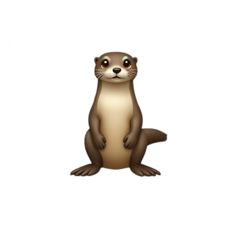 loutre sur tortu emoji