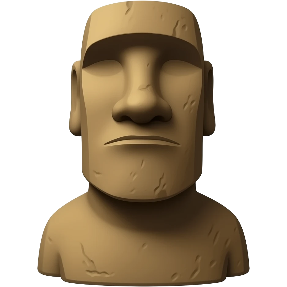 Moai emoji