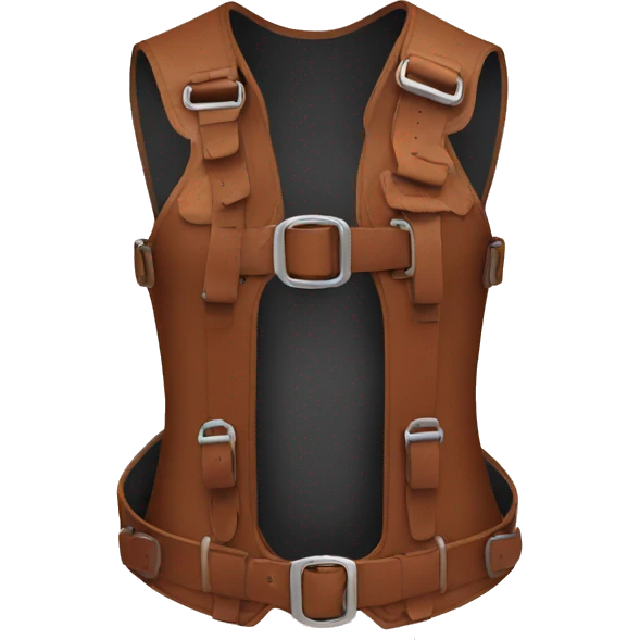 fashion chest leather harness emoji