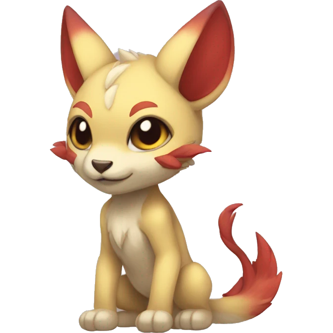 a anthro chibi-style Fakémon-hybrid full body emoji