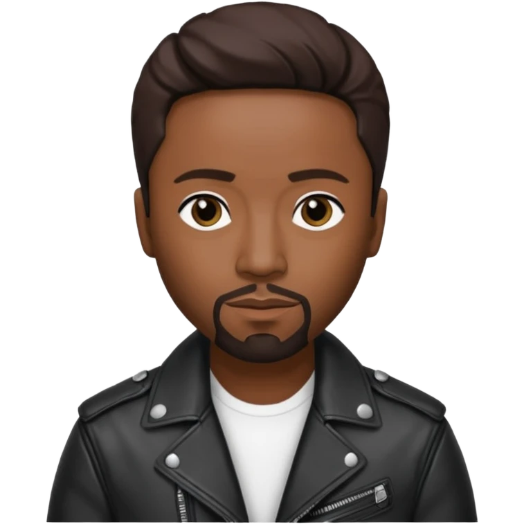 Teddy Riley with dark brown hair emoji