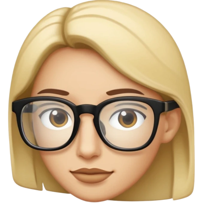 reading glasses emoji