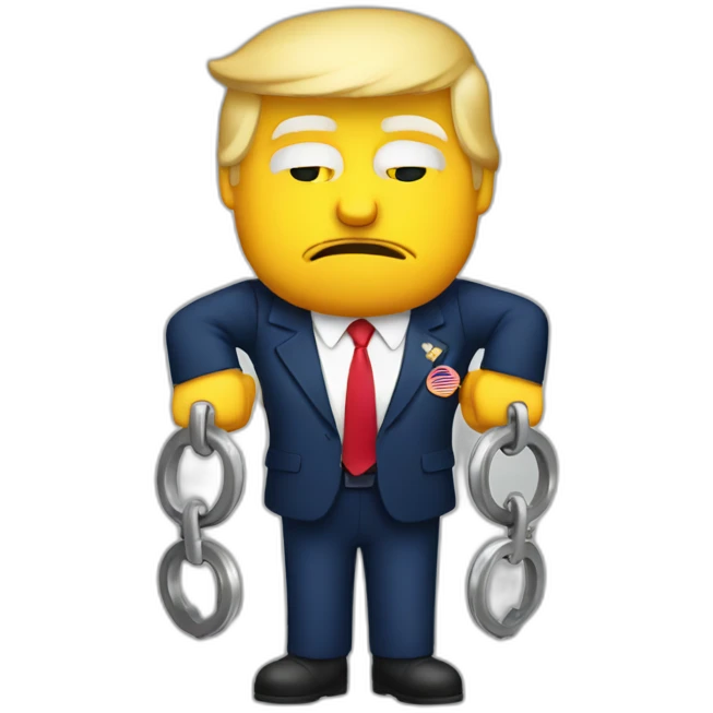 trump-in-handcuffs emoji