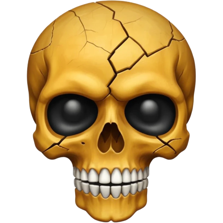 Skull mund blown emoji