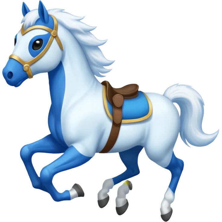 horse with blue mask emoji