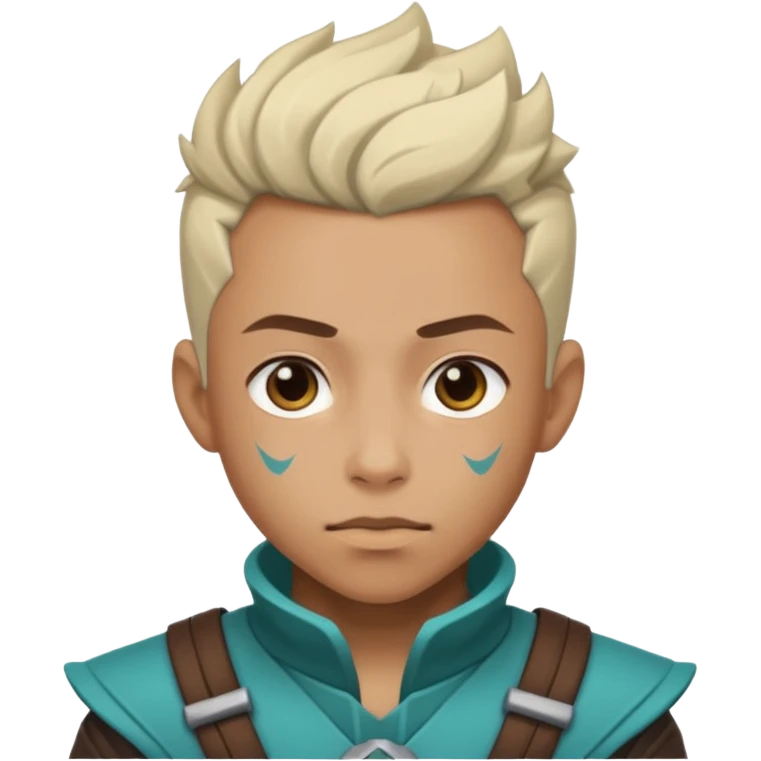 Ekko from the Arcane (a Netflix animation) emoji