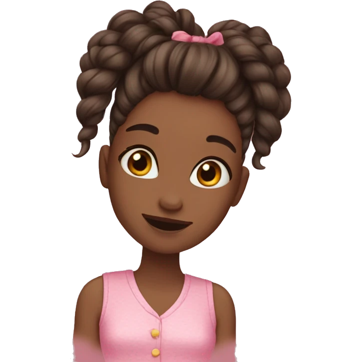 I am just a girl 🎀 emoji
