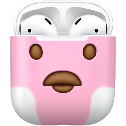 Pink AirPods  emoji