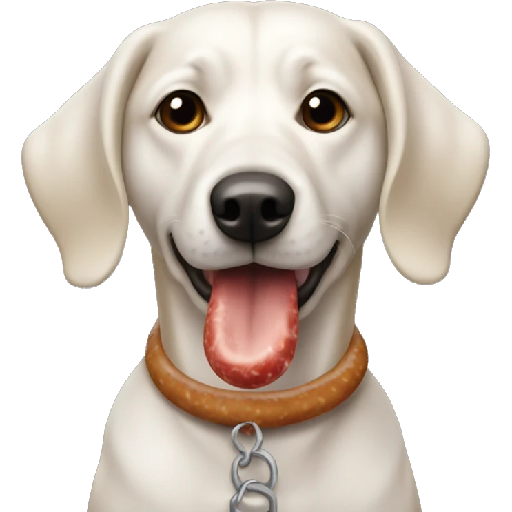Chien saucisse  emoji
