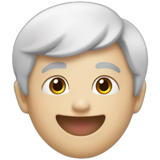 carinha redonda e feliz emoji