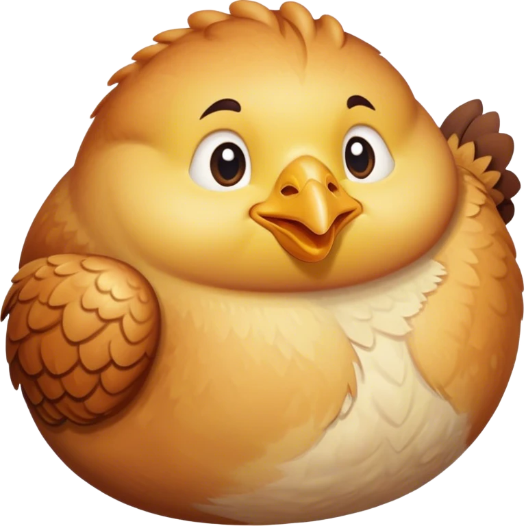 chicken butt emoji