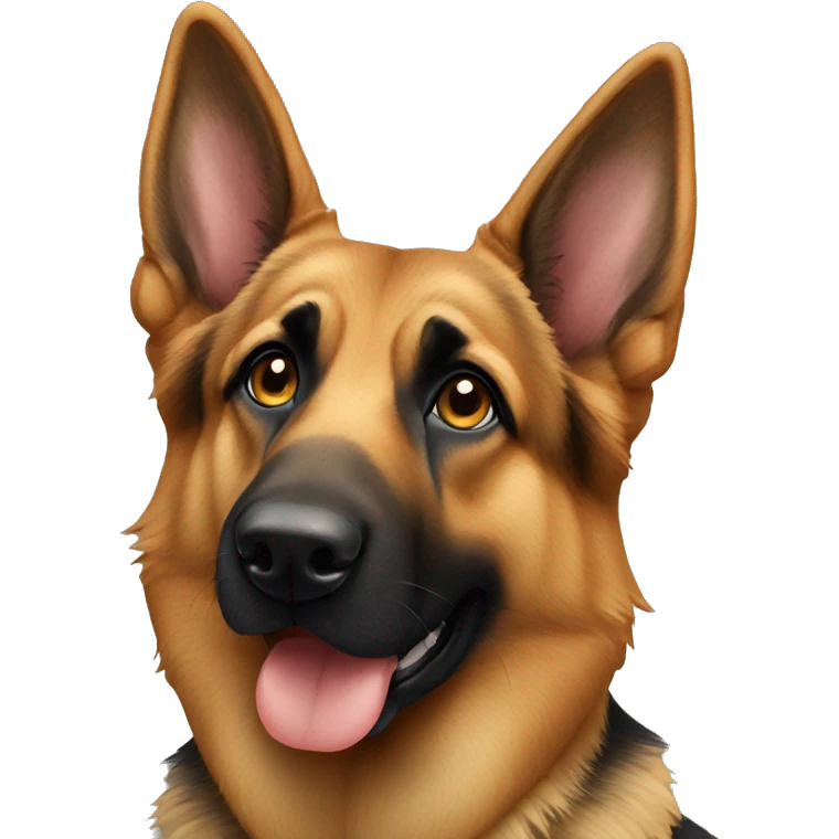 German Shepard  emoji