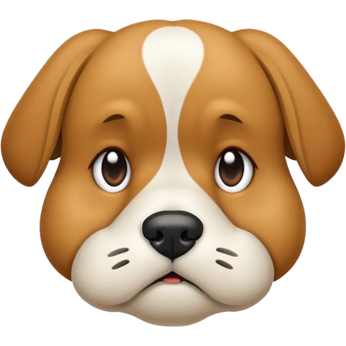 pouting dog emoji