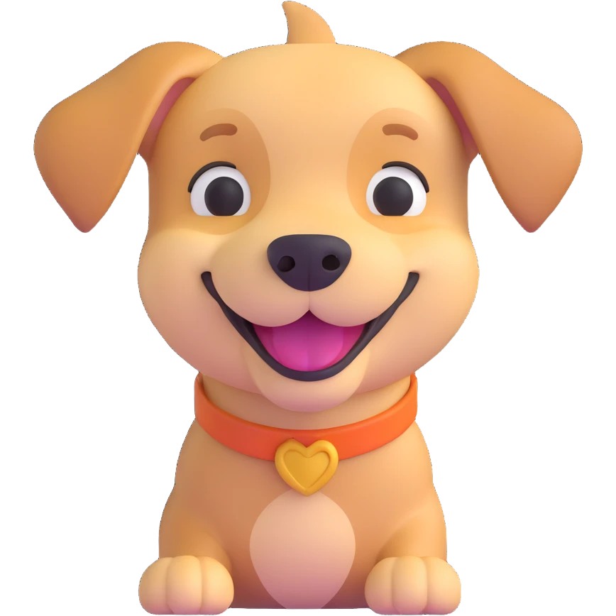 happy dog emoji