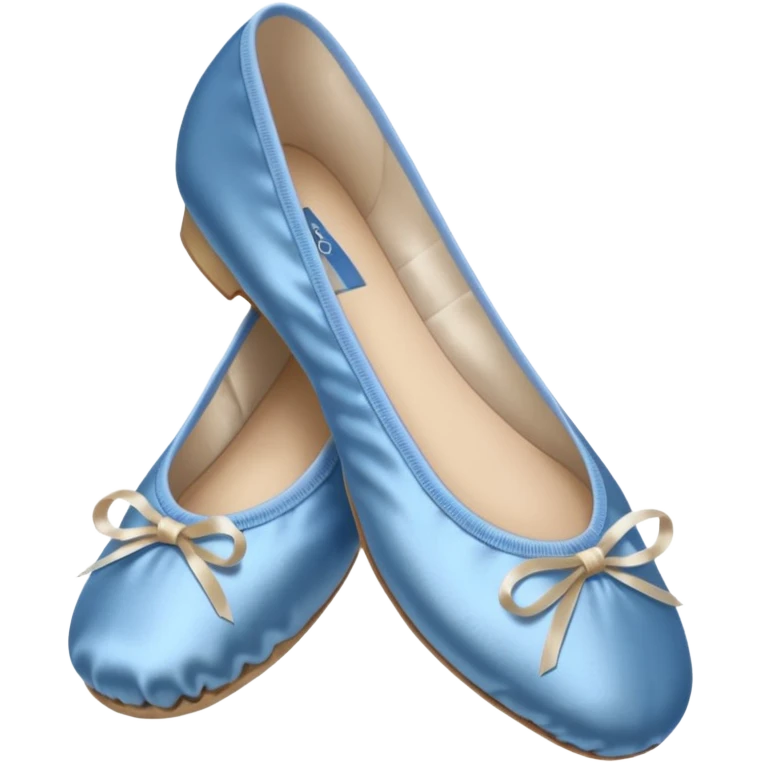 Blue ballet shoes emoji