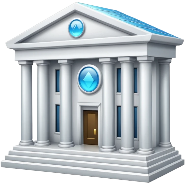 glitter white bank emoji