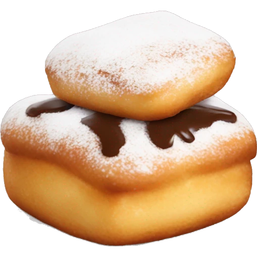 beignets sugarless emoji