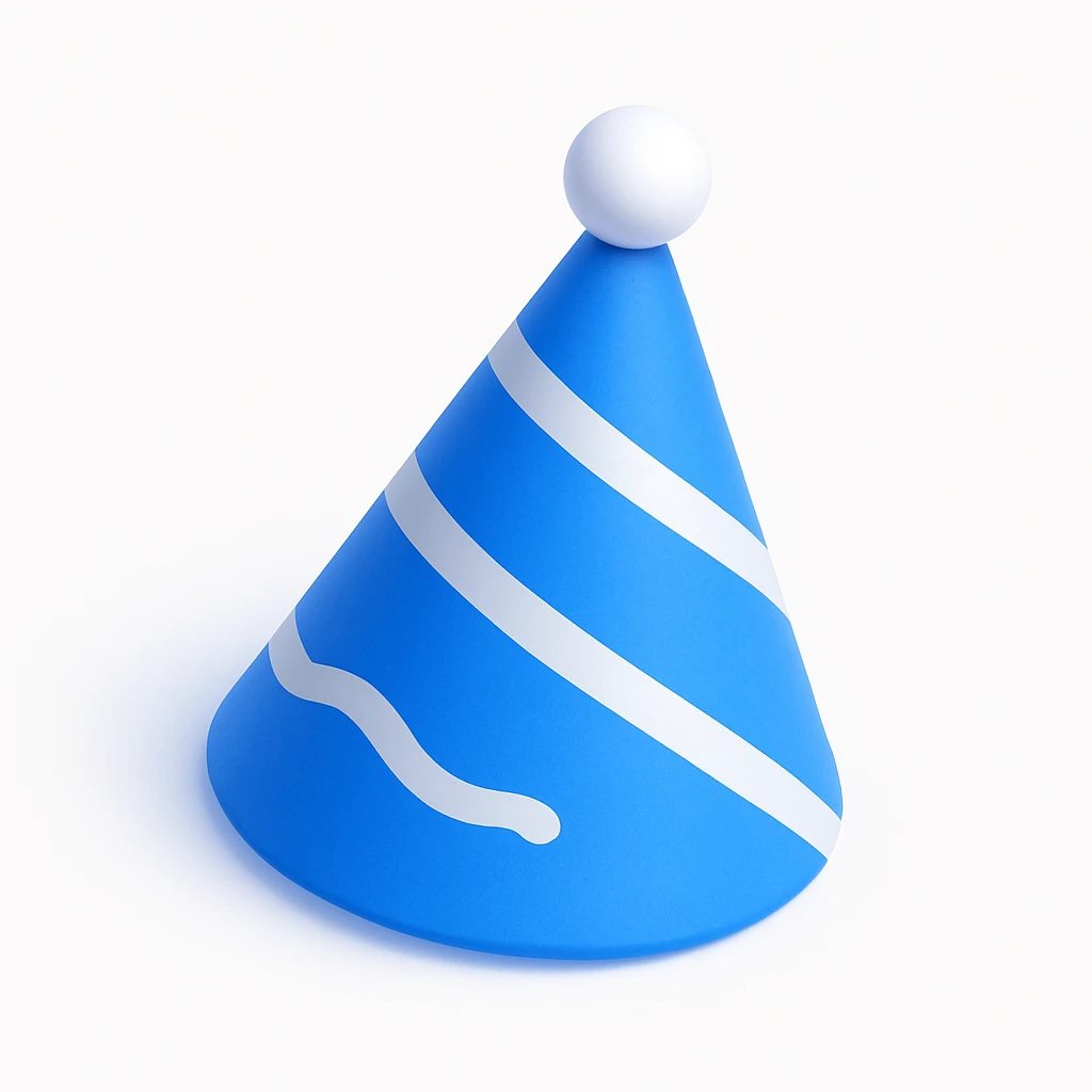 party hat emoji