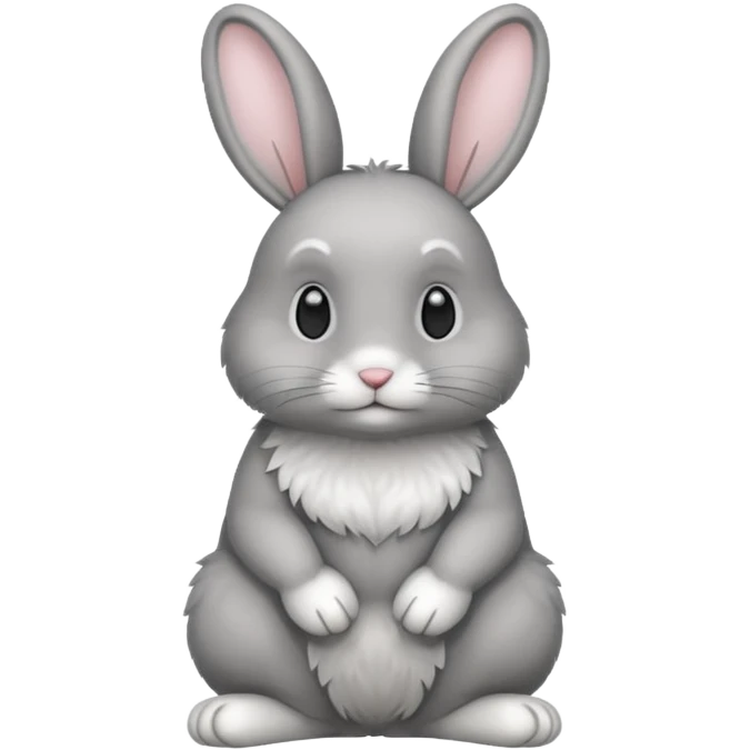 grey rabbit emoji
