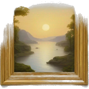 framed painting emoji