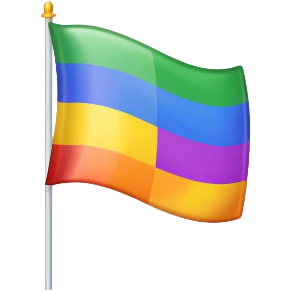 Gay pride emoji flag emoji