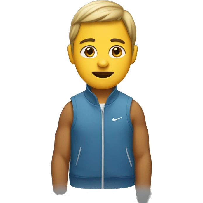 Peopole with nike clothes emoji