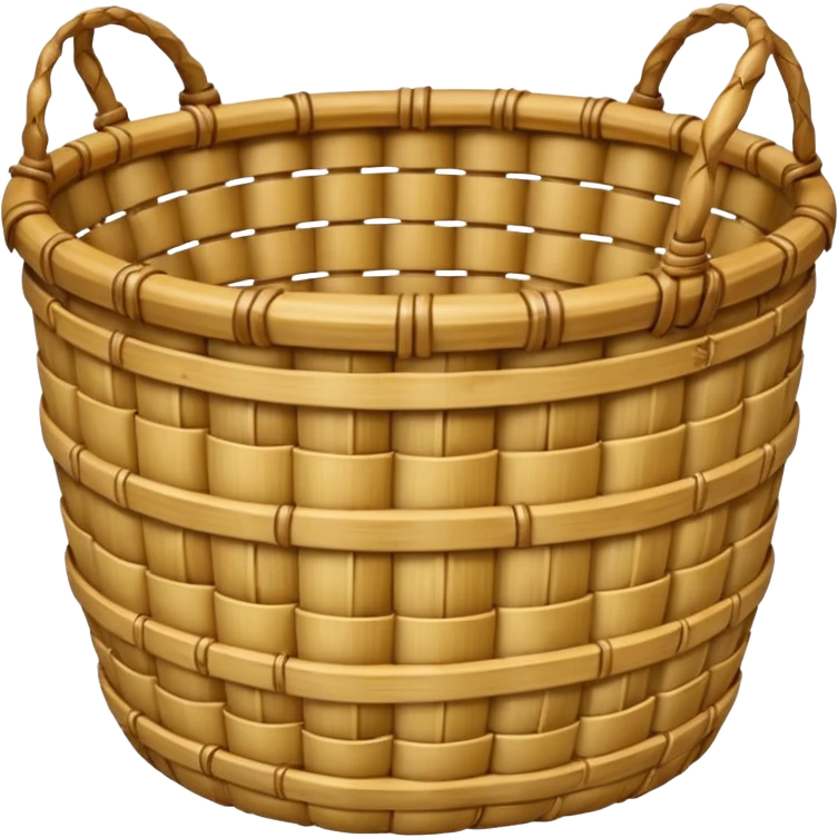 Bamboo basket emoji