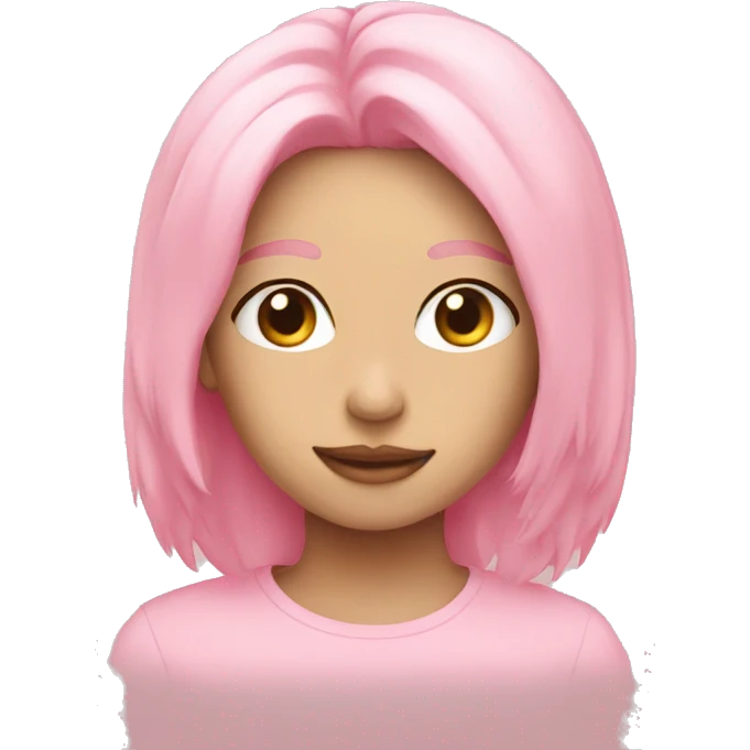 Soft pink emoji