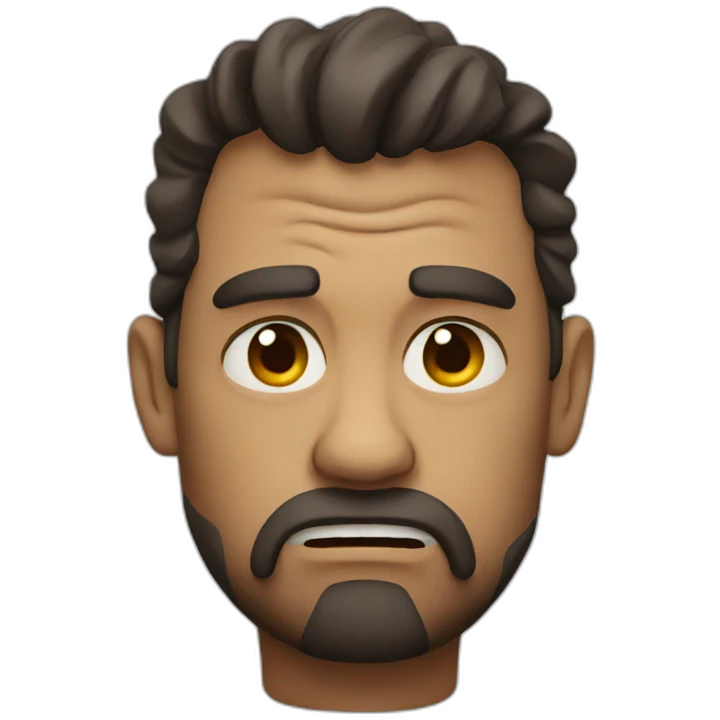 grumpy emoji