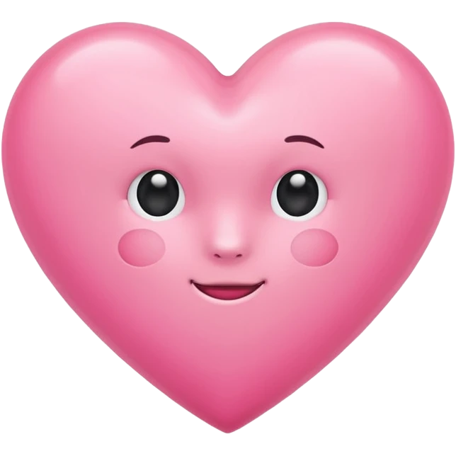 Make a pink heart with a cute R in the middle emoji