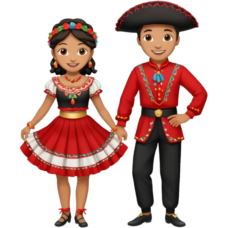cueca dancers emogi emoji