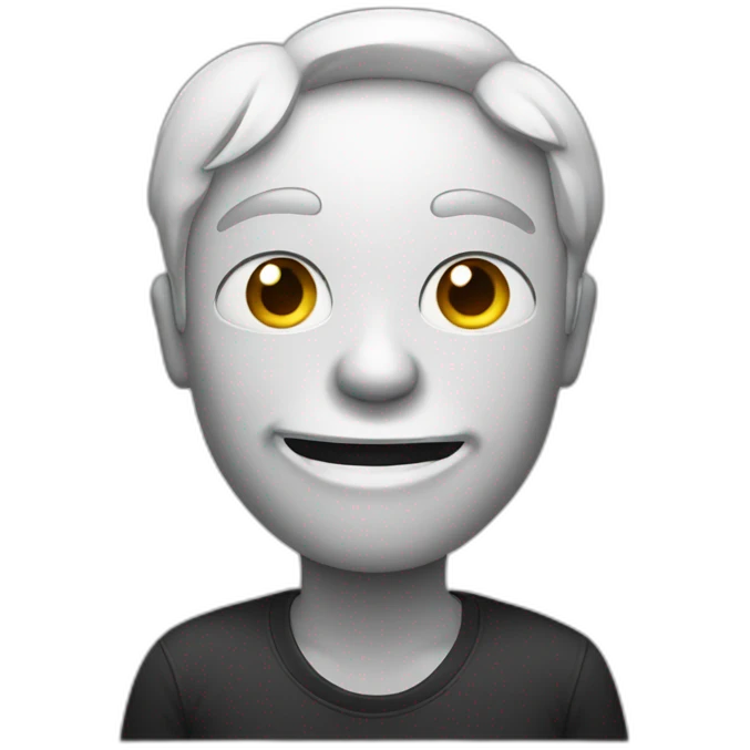 Sarcastic smiling face emoji