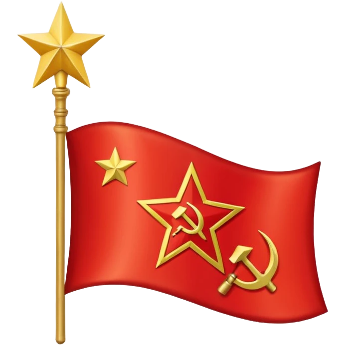 BANDERA DE LA UNIÓN SOVIÉTICA  emoji
