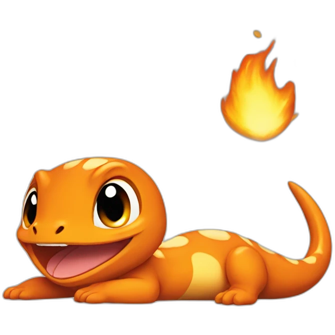 Charmander lying emoji