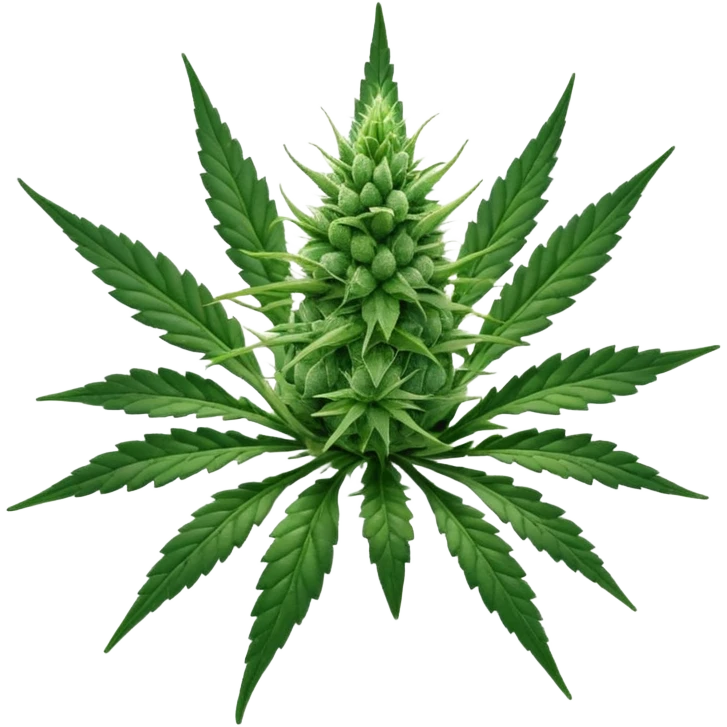 cannabis bud emoji