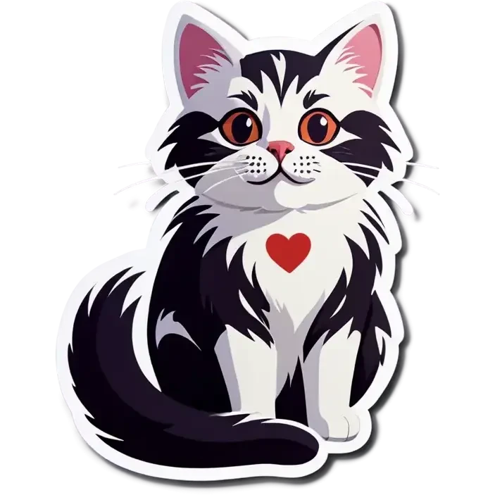 cat with heart emoji